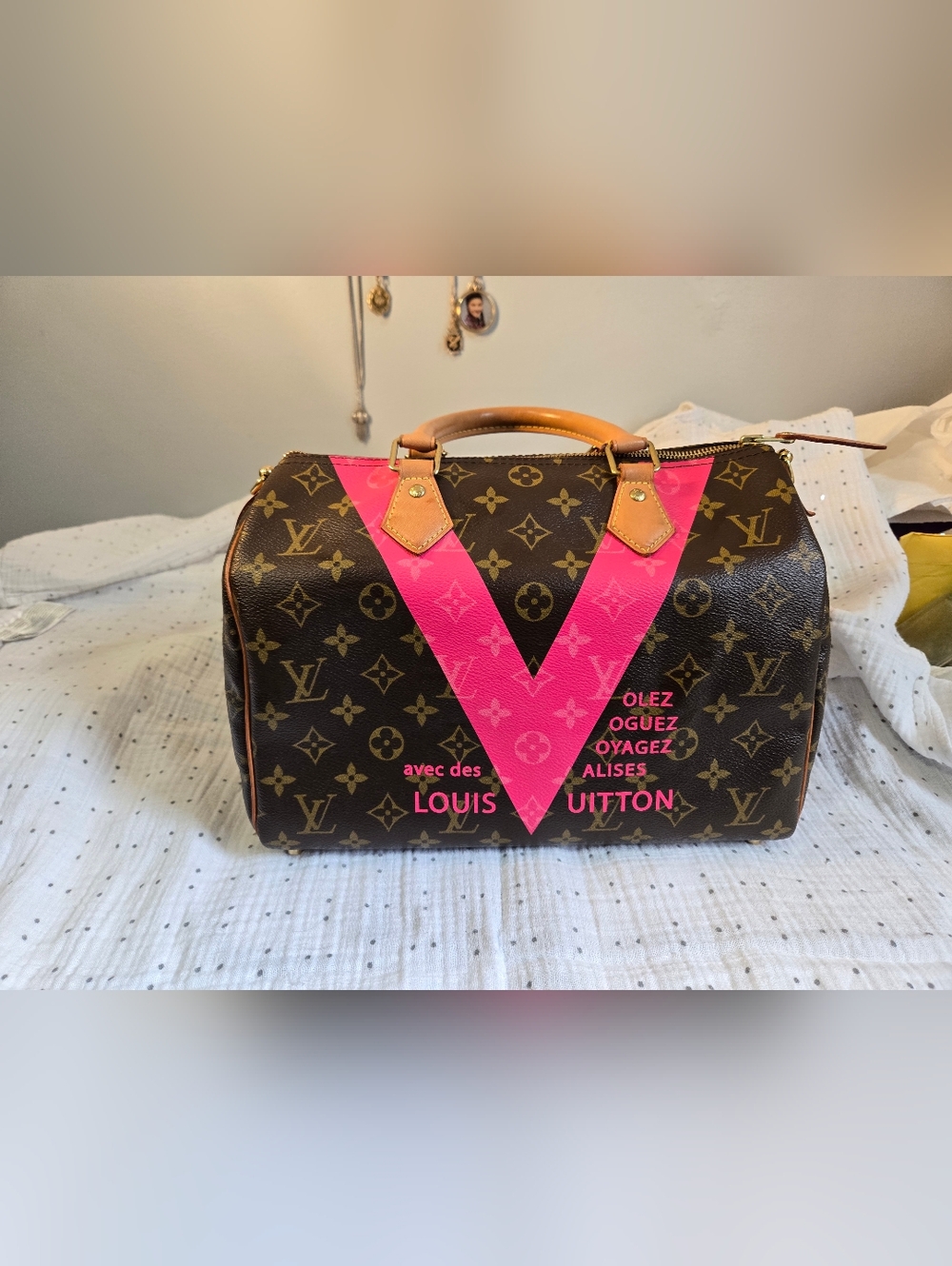 🔥🔥Louis Vuitton Monogram Canvas & Grenade V Speedy 30